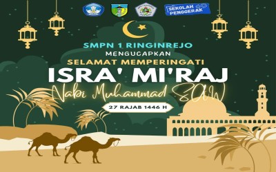 Selamat Memperingati Isra' Mi'raj Nabi Muhammad SAW